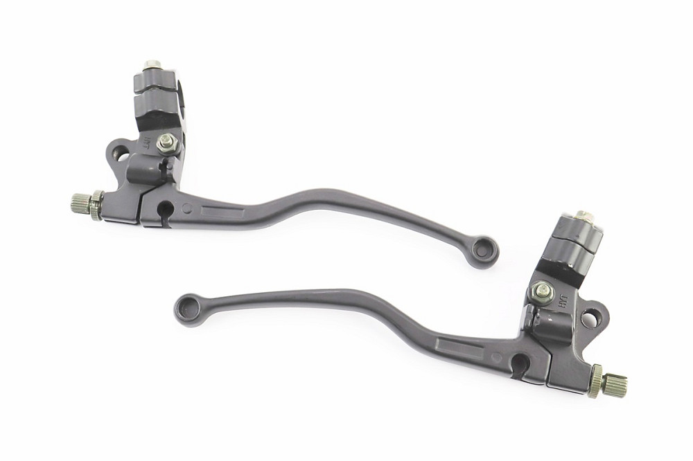 Важіль гальма, зчеплення з кріпленням к-кт 2шт (чорні) Київ - фото 2