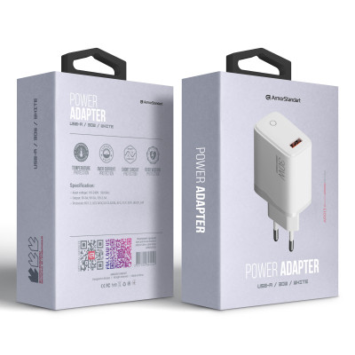 Зарядное устройство Armorstandart AR013 USB-A 30W white (ARM84424) Винница - изображение 2