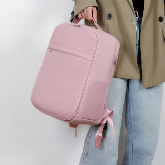 Рюкзак міський для подорожей дорожній вологовідштовхувальний 40х20х25 см,матеріал Oxford, рожевий Кам'янець-Подільський