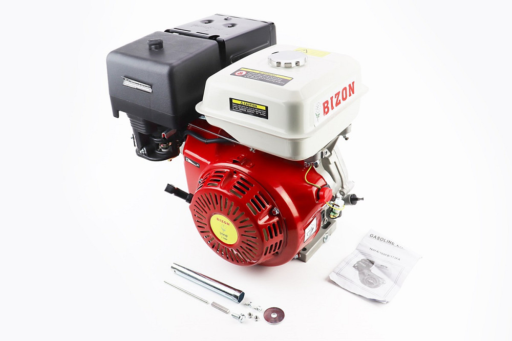 Двигун мотоблочний у зборі, вал шпонка D-25mm, 13л.с. 188F, фильтр поролоновий Киев - изображение 1