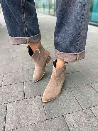 Edan Instruments Черевики жіночі EDAN горіх натуральна замша 5см каблук 36-40 (5648) Коломия