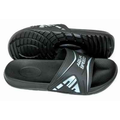 Шлепанцы Aqua Speed Dakota 516-07 чорний, сріблястий 45 (5908217668103) Винница