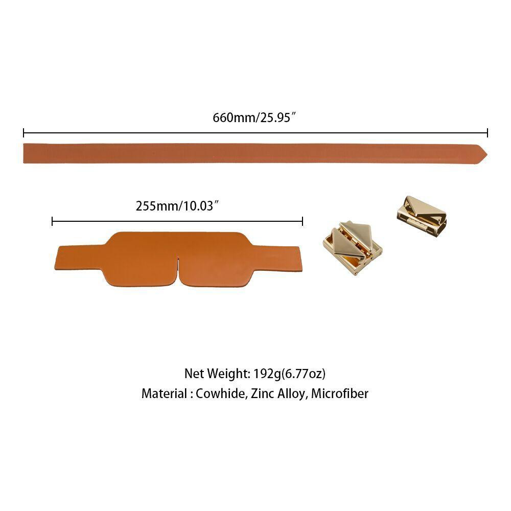 Маска на очі LOCKINK Blindfold Kit- Brown Sex Aura Київ - фото 9