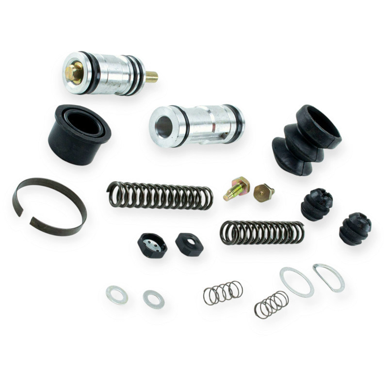 Ремкомплект гальмівного циліндра ГАЗ 53, 3307 2-х секційний повний поршень максимальний для циліндра з бачком головного Мукачево - фото 1