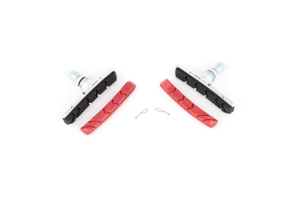 Колодки гальмівні велосипедні (ободні, V-brake) (чорні) Мукачево - фото 1