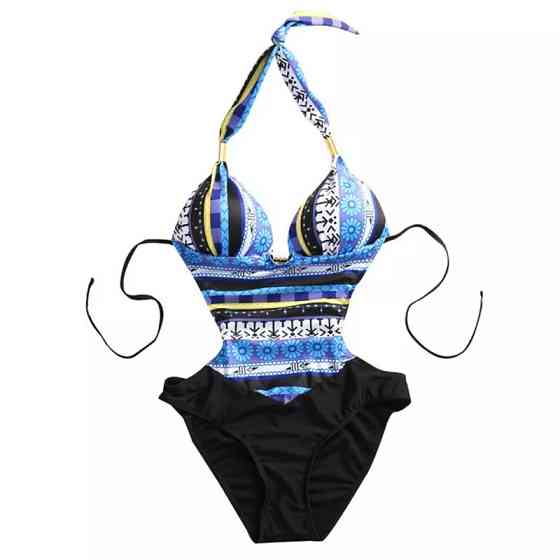 Суцільний жіночий купальник XL різнобарвний Київ