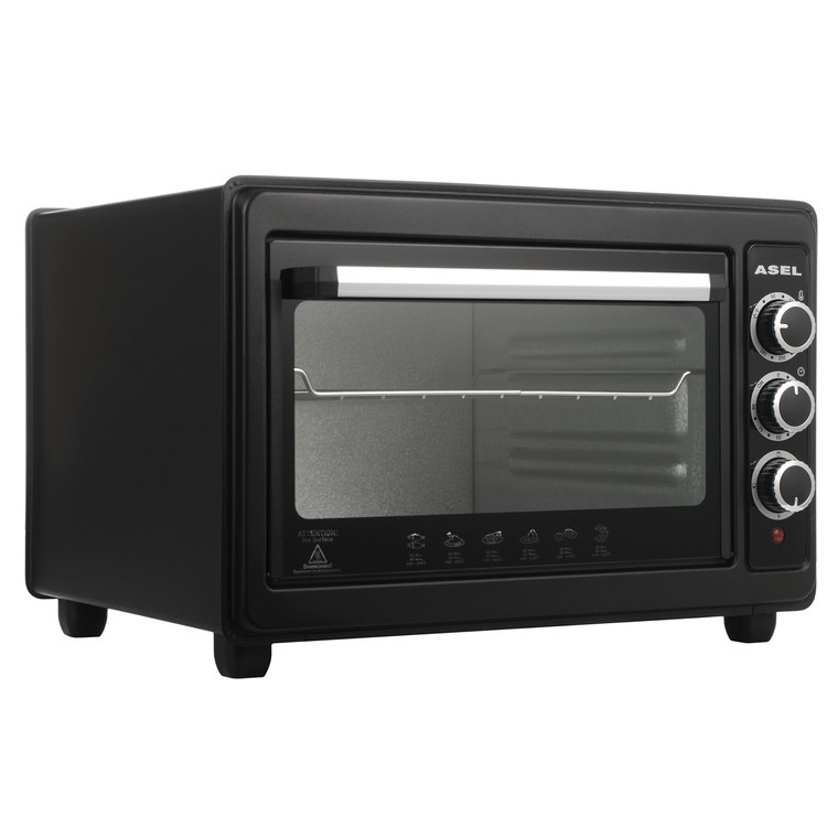 Духовка настільна з автоматичним вимкненням ASEL, Електрична машина для випічки, Печі електричні NY-46 Львів - фото 3