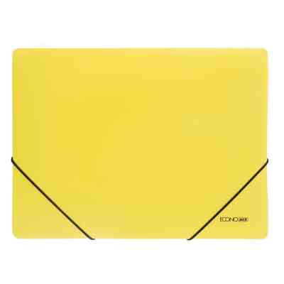 Папка на резинках Economix А4 фактура "оранж", желтая (E31633-05) Винница