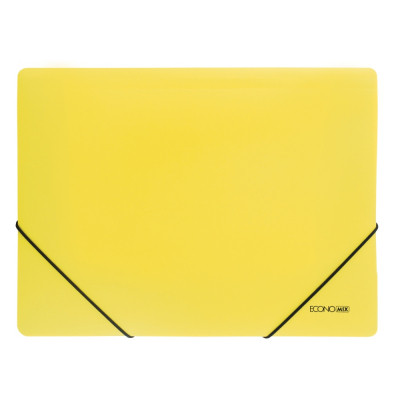 Папка на резинках Economix А4 фактура "оранж", желтая (E31633-05) Винница - изображение 1