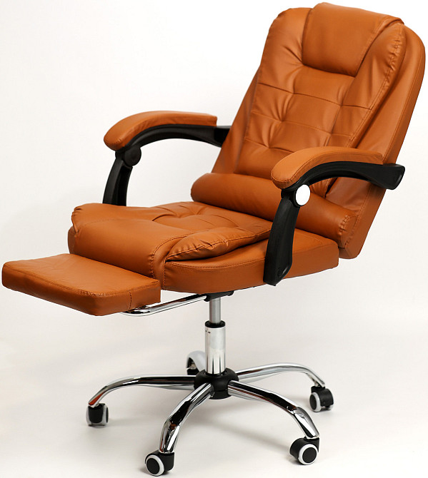 Кресло офисное Diego D2 коричневое Киев - изображение 4