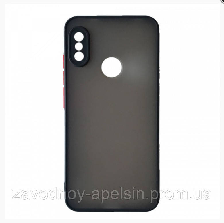 Xiaomi Redmi 6 pro Mi A2 lite Матовий чохол TPU+PC (чорний) Одеса - фото 1