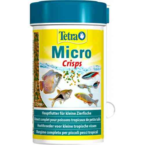 Корм сухой Tetra Micro Crisps для тропических аквариумных рыбок в чипсах 100мл Киев
