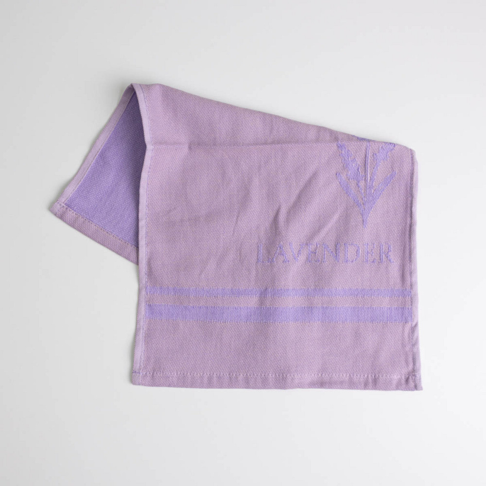 Полотенце кухонное Lavender 30x50 см пестротканое 260 г/м2 100% хлопок (Сиренево-лиловый) Сумы - изображение 1