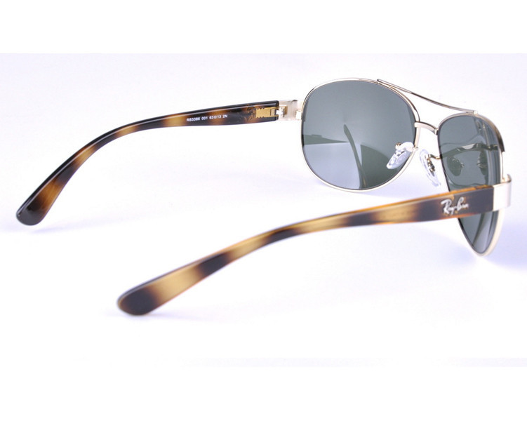 Сонцезахисні окуляри в стилі RAY BAN 3386 001 LUX Київ - фото 4