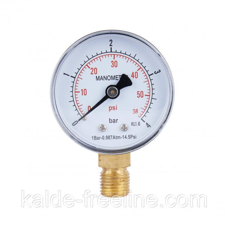 Манометр SD Plus 50 мм. 4 бар, 1/4