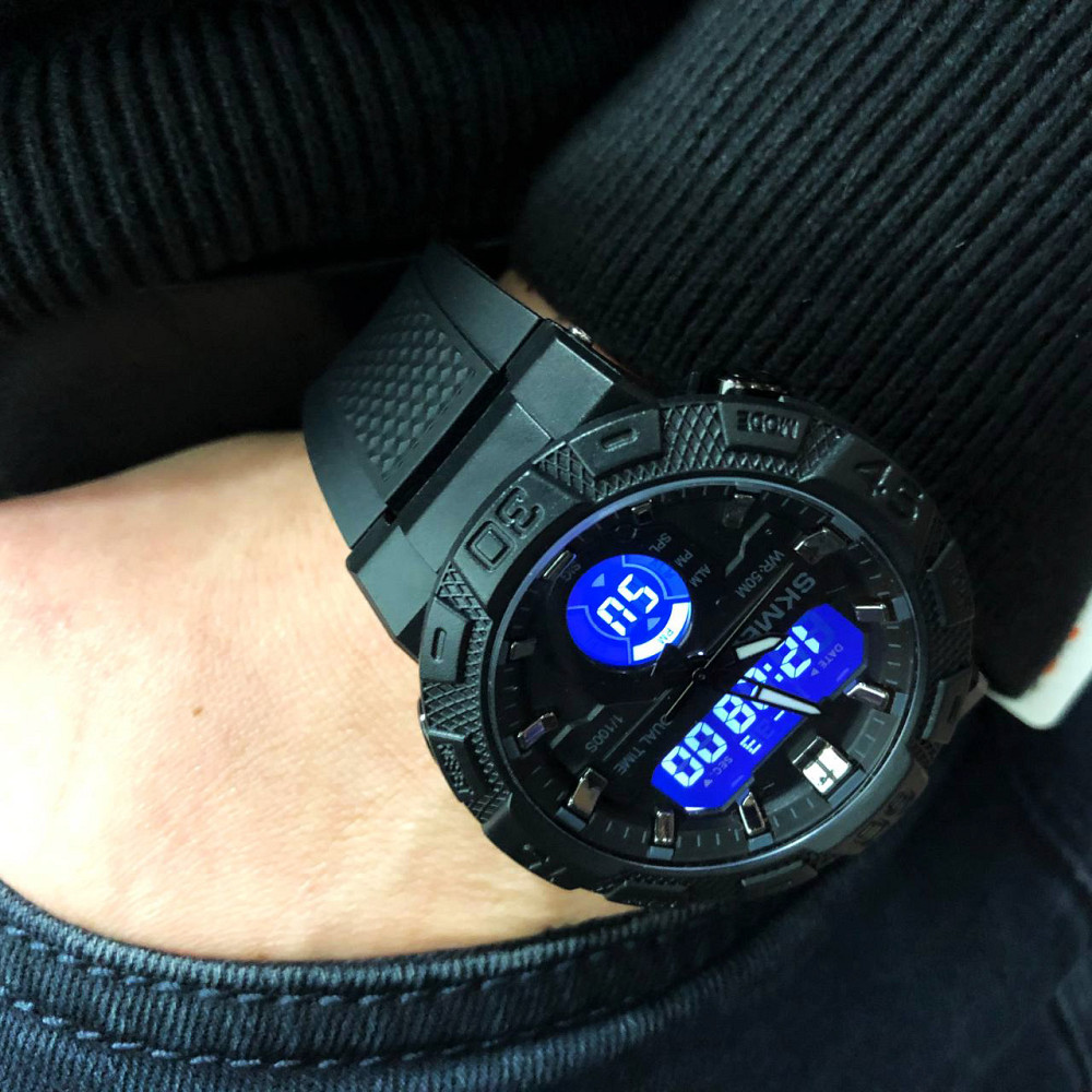 Часы мужские очень стильные SKMEI, Мужские час наручные Оригинальные кварцевые наручные часы VJ-83 Львов - изображение 5