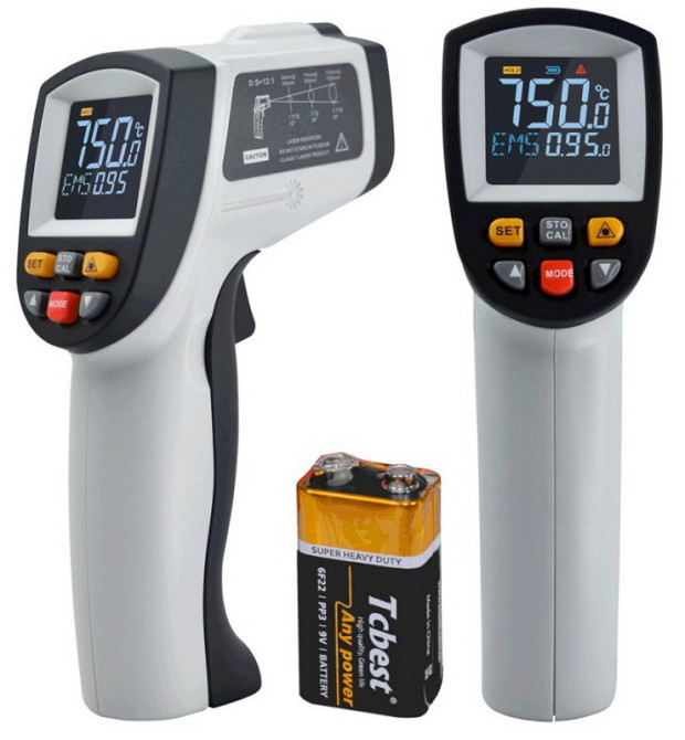 Пирометр инфракрасный -50-750°C BENETECH GT750 Киев - изображение 2