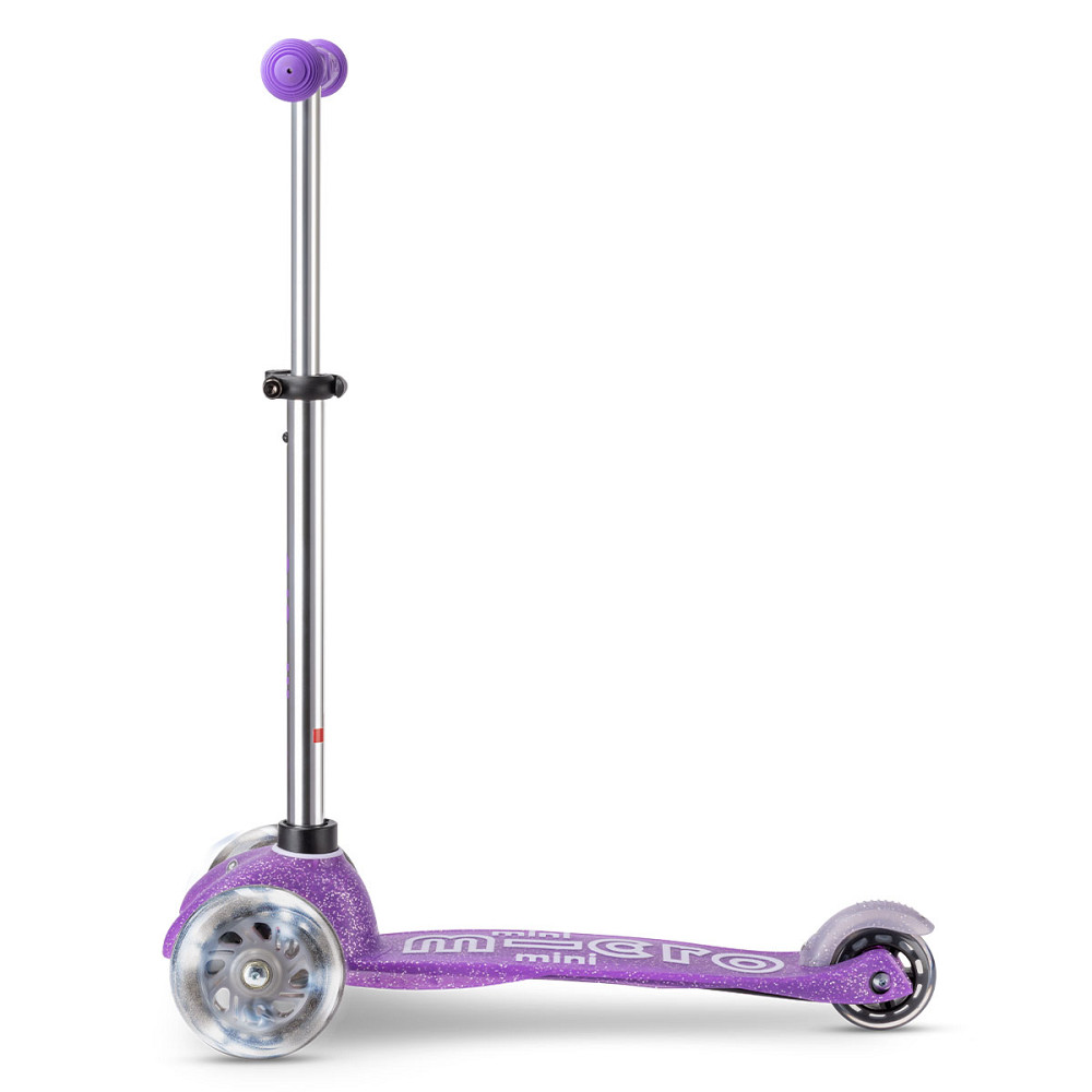 Самокат Micro серії Mini Deluxe Fairy Glitter LED – Пурпуровий Днепр - изображение 4