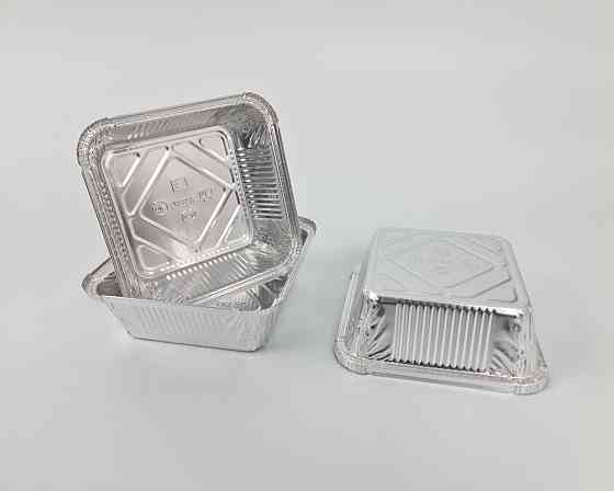 Контейнер з харчової алюмінієвої фольги прямокутний 850мл SP84L 100шт/уп (1 пач.) Харків