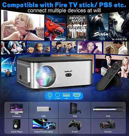 Проєктор HORLAT T09 Android 4K (2Gb.RAM + 32Gb. ROM ) Київ