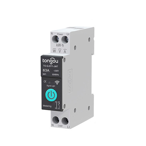 WiFi автоматический выключатель Tongou 1P 63А DIN однофазный, счетчик кВт/ч Винница - изображение 1