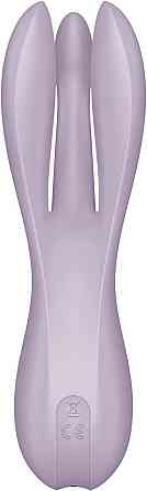 Клиторальный вибратор Satisfyer Threesome 2 Violet, 3 гибких пальчика, 3 мотора Sex Aura Киев