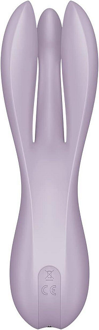 Клиторальный вибратор Satisfyer Threesome 2 Violet, 3 гибких пальчика, 3 мотора Sex Aura Киев - изображение 5
