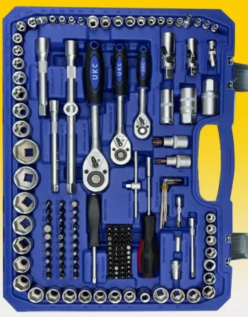 Набір інструментів UKC 216 предметів: універсальний комплект Cr-V для ремонту авто, дому та майстерні Одеса