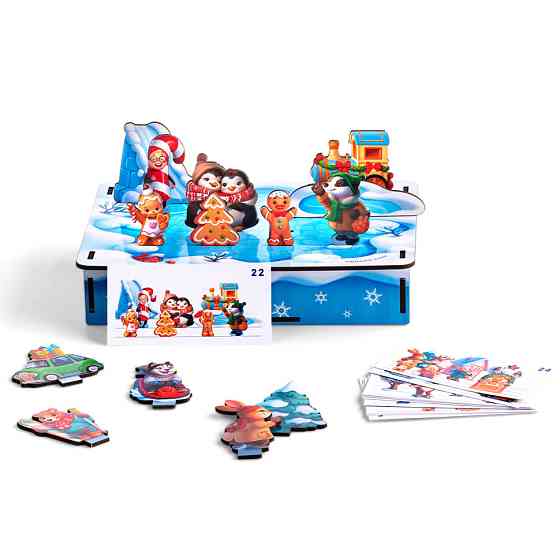 Розвиваюча гра "Новорічна панорама" (ПСД230) PSD230, 24 завдання Вінниця
