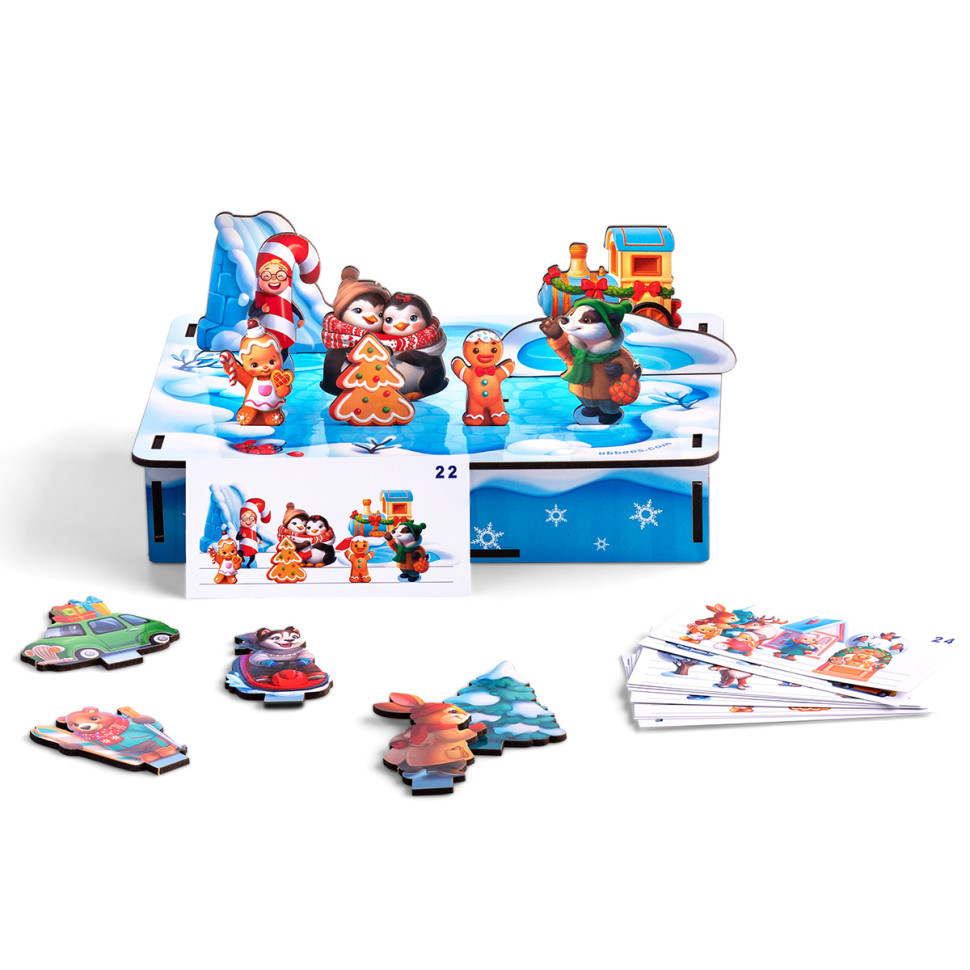 Розвиваюча гра "Новорічна панорама" (ПСД230) PSD230, 24 завдання Вінниця - фото 4