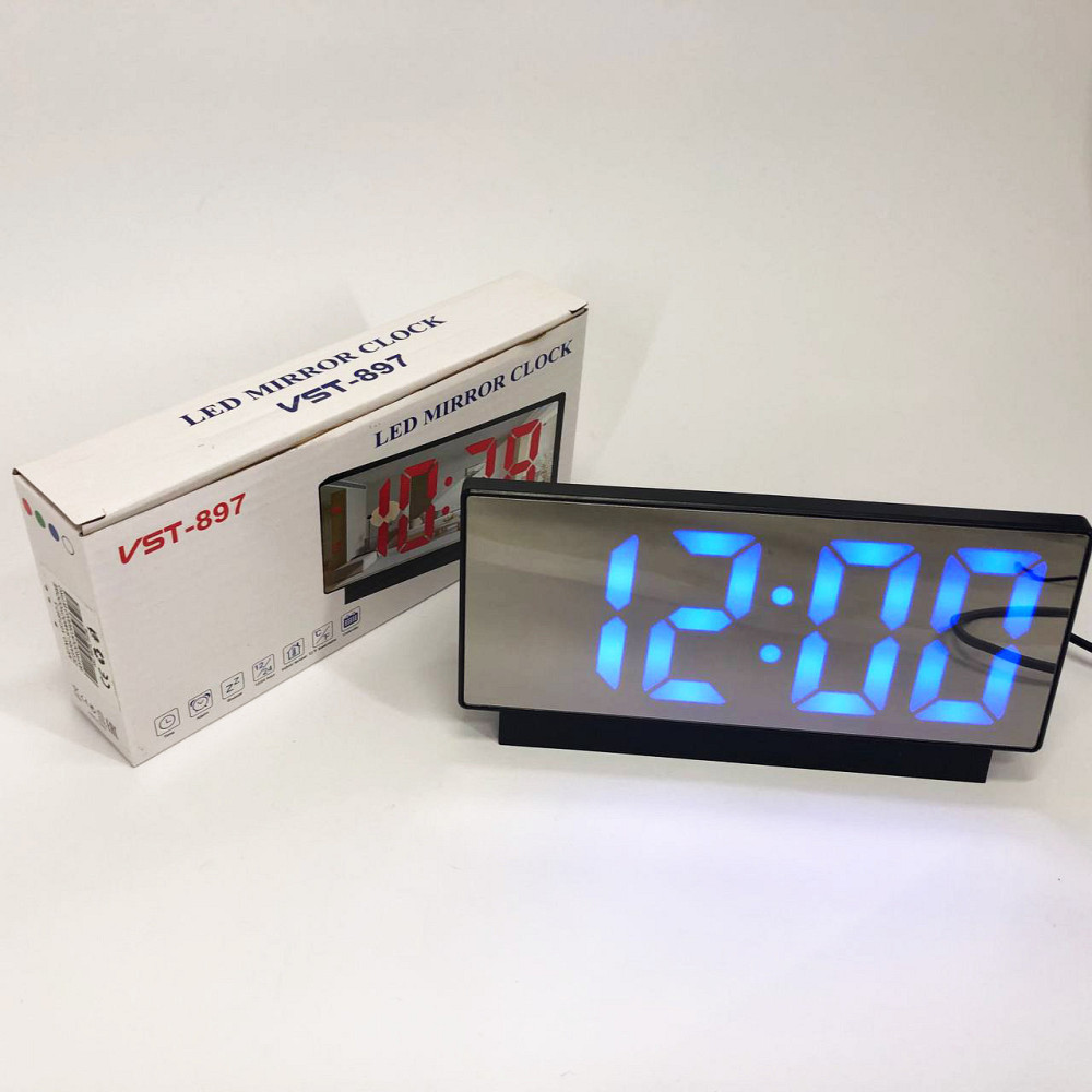 Настольные LED часы VST-888-5, Часы светодиодные настольные хорошие, Зеркальные SJ-363 декоративные часы Киев - изображение 7
