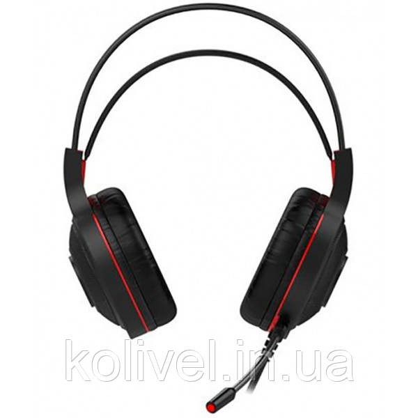 Ігрова гарнітура Havit HV-H2011D, RGB пiдсвiтка black/red (25632) Киев - изображение 3