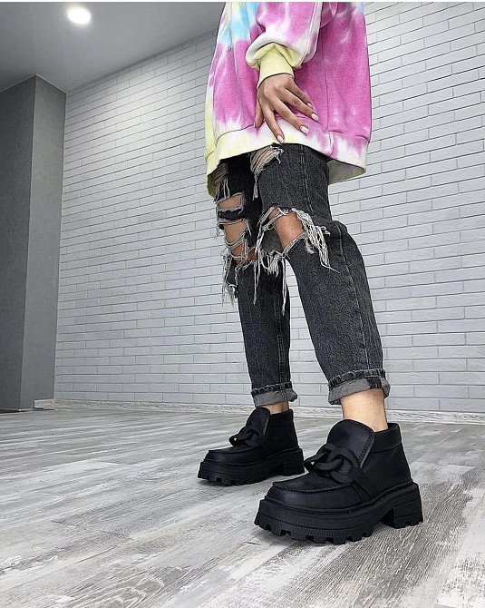 Marko Черевики жіночі DE MARKO чорні натуральна шкіра зимові 40р.-25.5см (4891) Коломия - фото 3