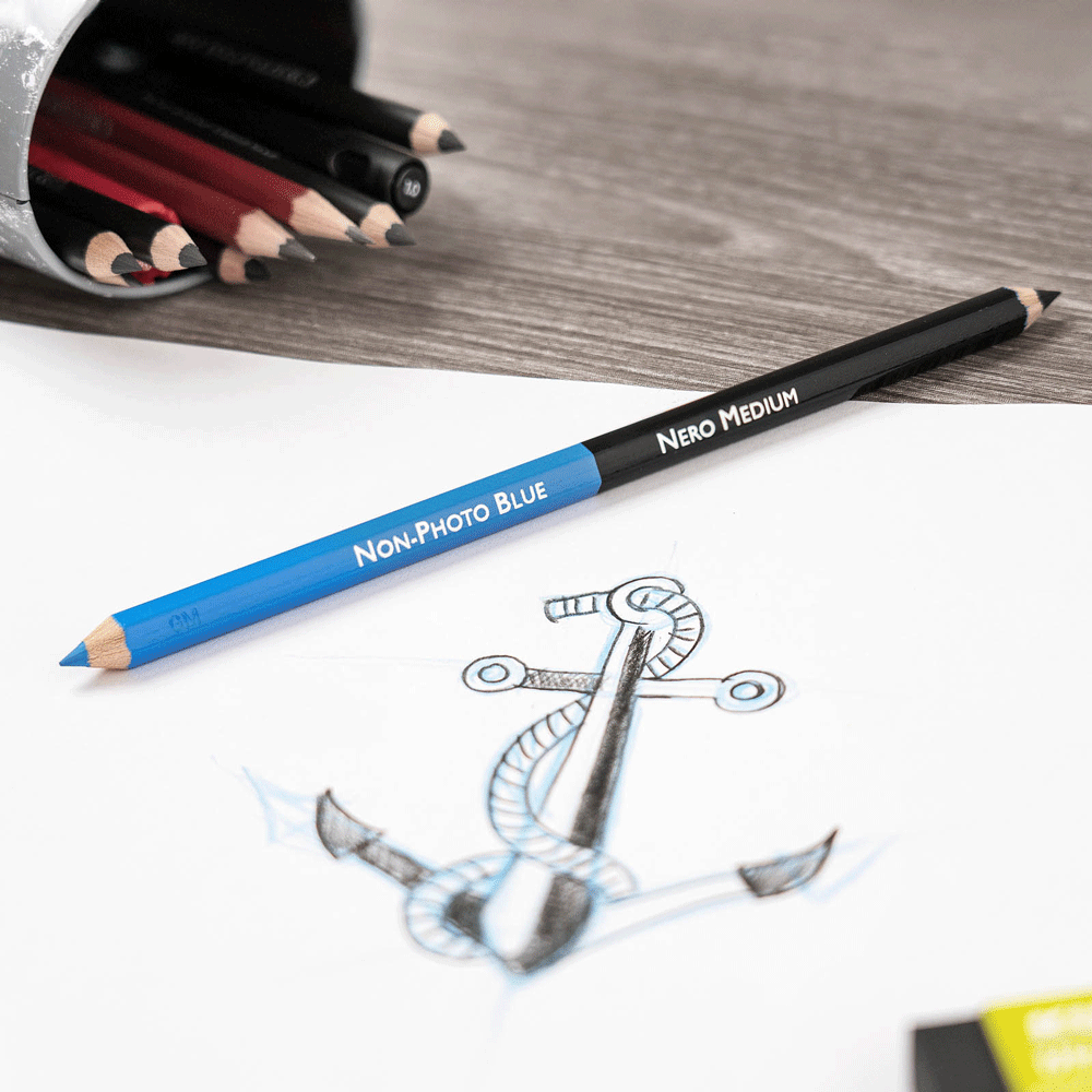 Набор художественных материалов TATTOO SKETCHING 14шт металлическая коробка Cretacolor Киев - изображение 7