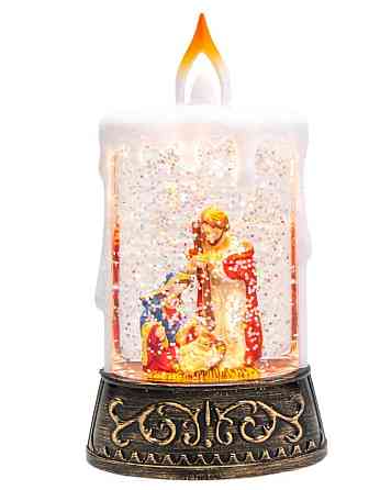 Нічник новорічний Свічка XMAS WDL 23005C 3577, Іісус Винница