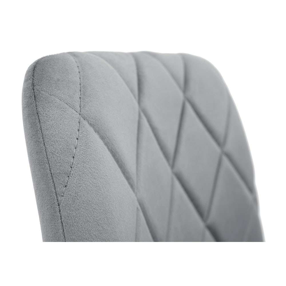 Стул кресло мягкий GarretDesign U Malcolm 57 белые ножки Серый Киев - изображение 4