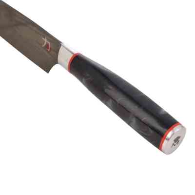 Кухонний ніж MasterPro Tetsu, сантоку, 12.5 см, чорний (BGMP-4129-MBK) Вінниця