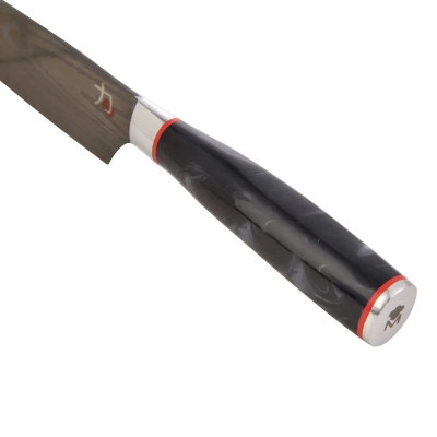 Кухонный нож MasterPro Tetsu, сантоку, 12.5 см, чорний (BGMP-4129-MBK) Винница - изображение 4