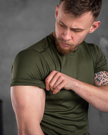 Футболка пароотводящая олива animal РН7546 Киев - изображение 5