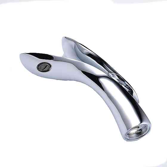 Смеситель латунный для раковины однорычажный кран для умывальника WanFan для ванной комнаты Хром Каменец-Подольский