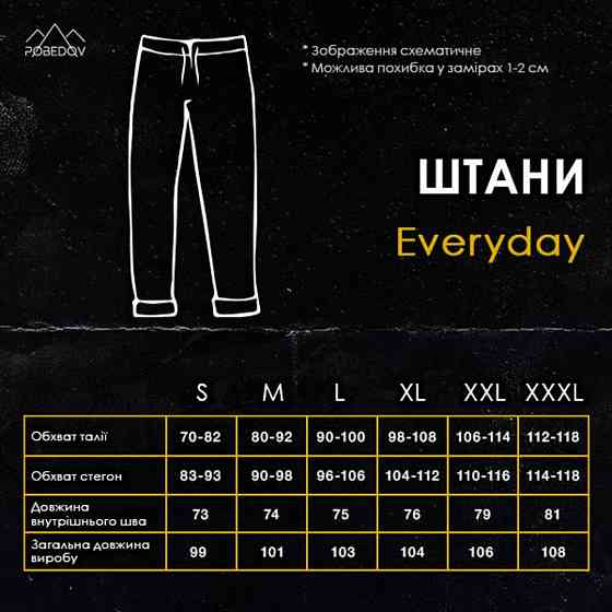 Мужские спортивные штаны Pobedov Everyday Киев