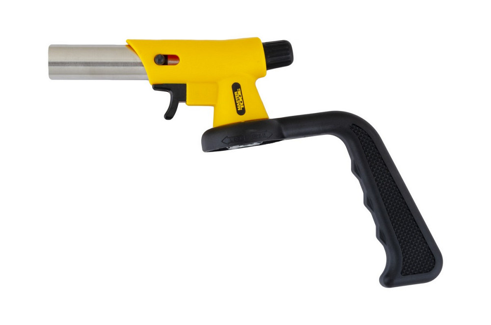 Пальник для газового балона MASTERTOOL "Вихор SAFE" п'єзопідпал Ø 22 мм/1300°С з ручкою 44-5045 Коломыя - изображение 1