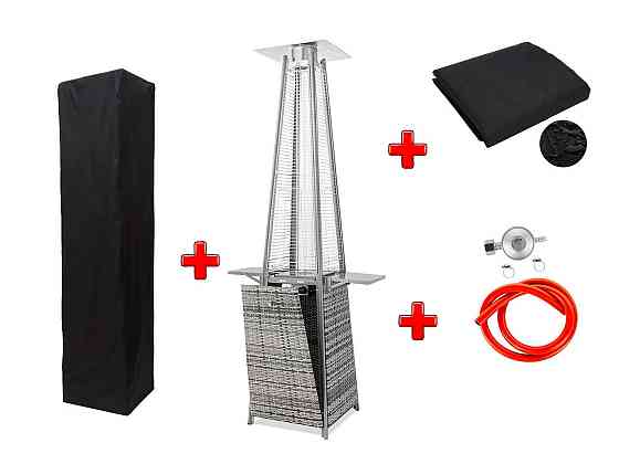 Газовий обігрівач Pyramid Grey Rattan GRILLI 777419 Код: 012837 Рівне