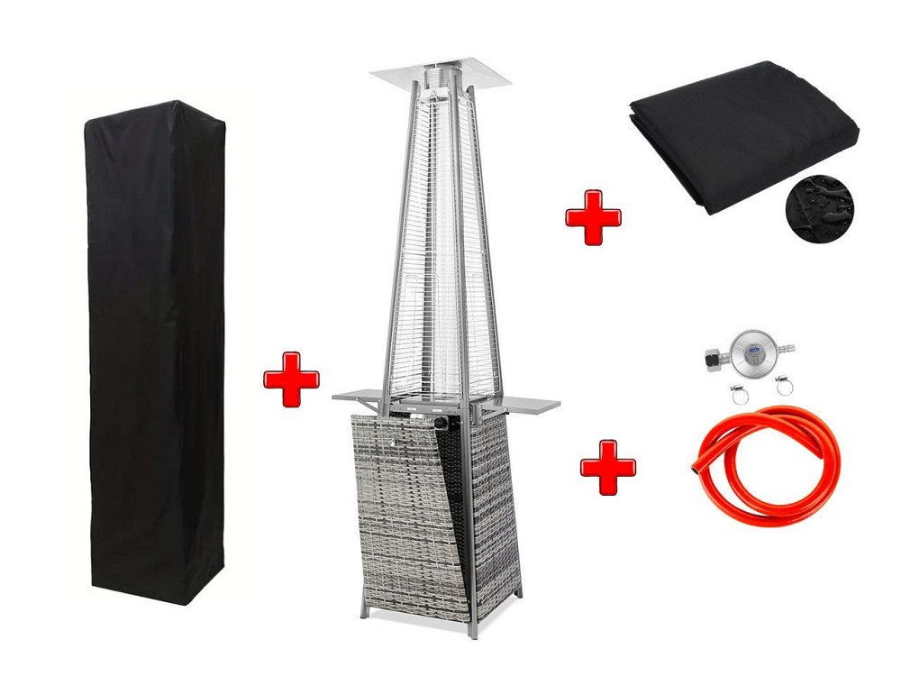 Газовый обогреватель Pyramid Grey Rattan GRILLI 777419 Код: 012837 Ровно - изображение 6