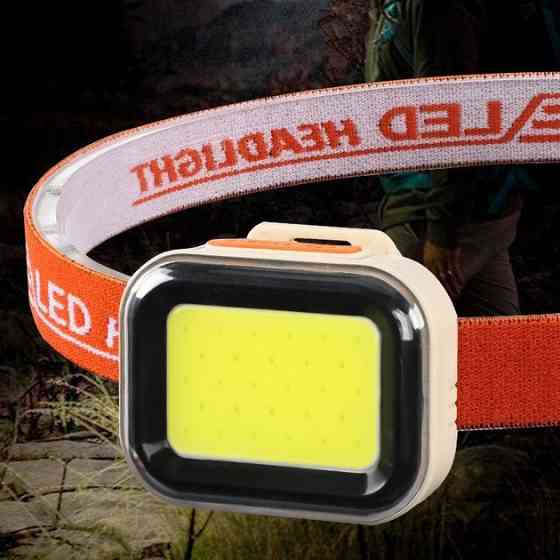 Мощный фонарь на голову CY-2027-B-COB(white+red), Налобник туристический, ZC-911 Налобная лампа Київ