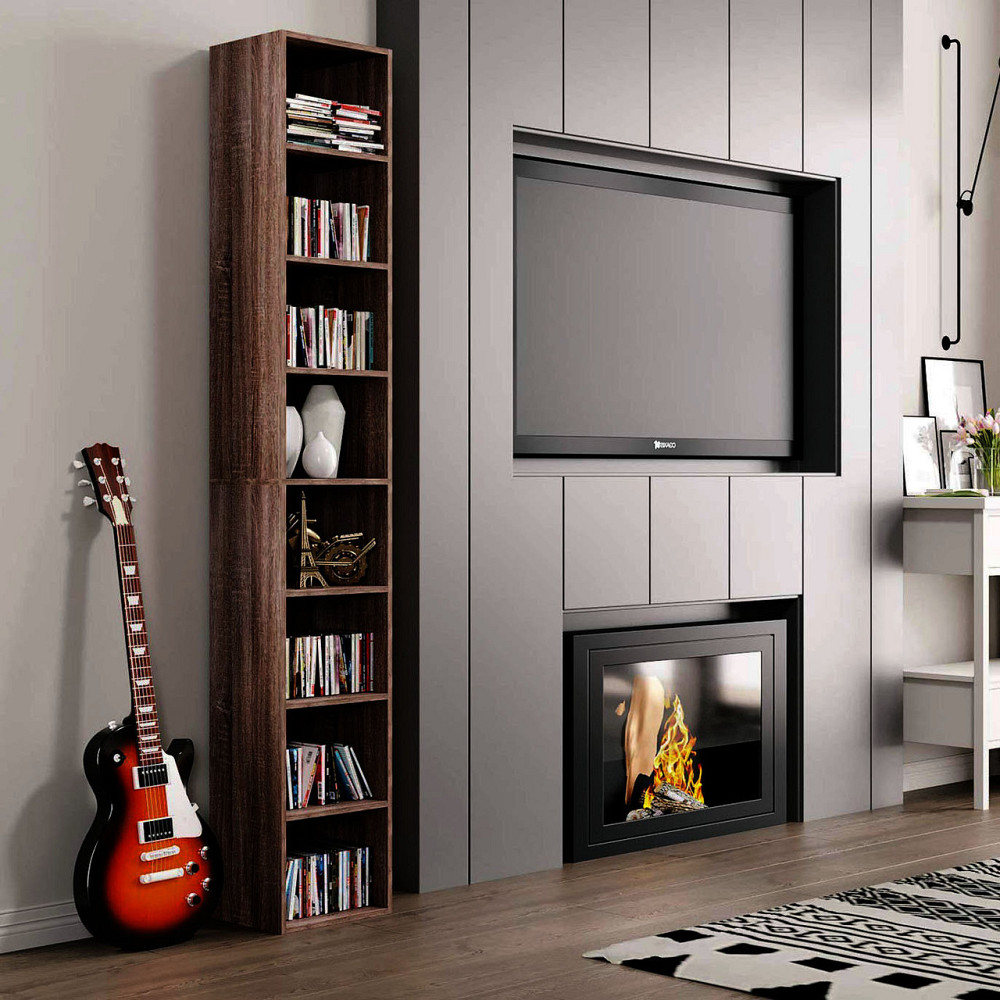 Книжковий стелаж "Твен" мокко Миколаїв - фото 1