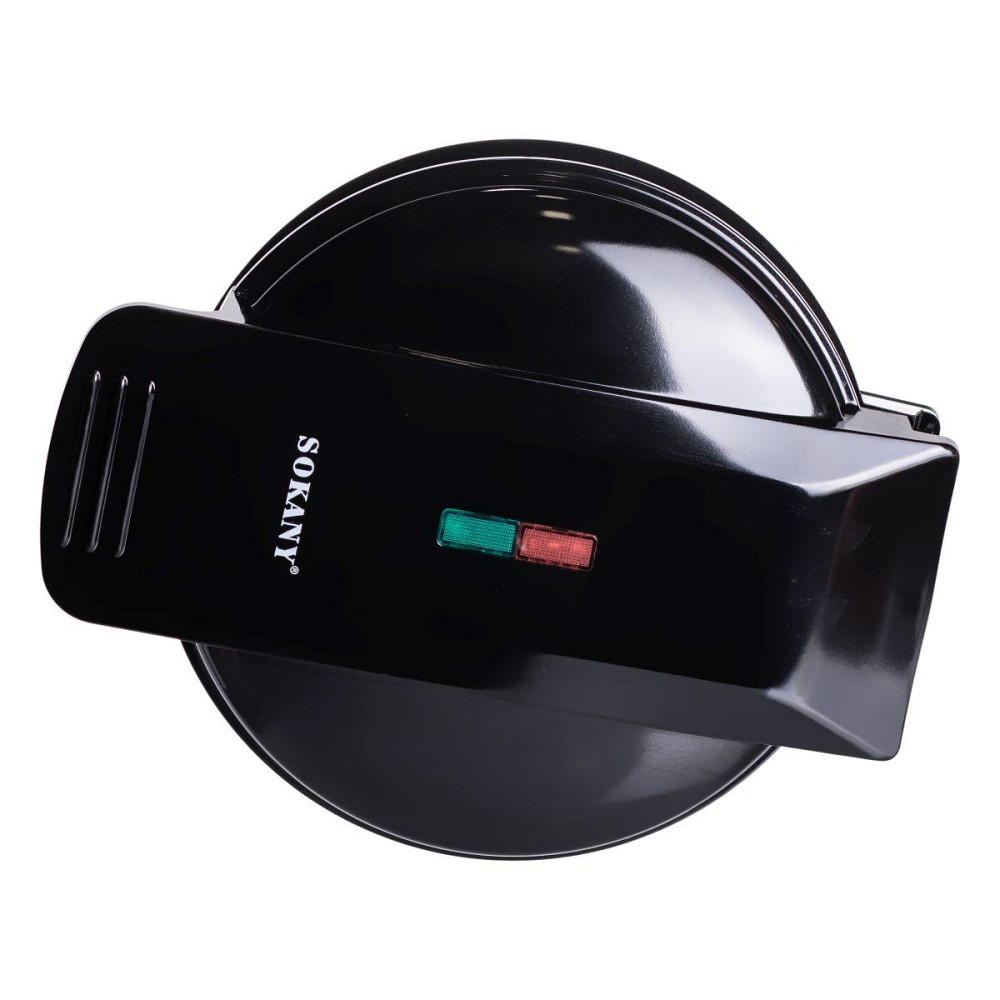 Вафельница для бельгийских вафель с антипригарным покрытием и LED-индикатором 1000 Вт круглая Sokany SK-519 Киев - изображение 4