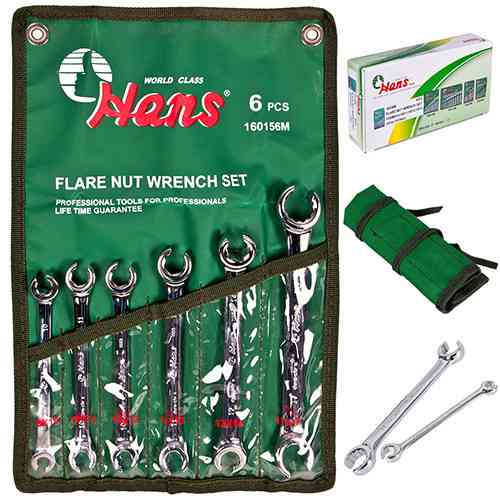 Набір ключів розрізних 8-19 мм,6 пред. HANS Одесса