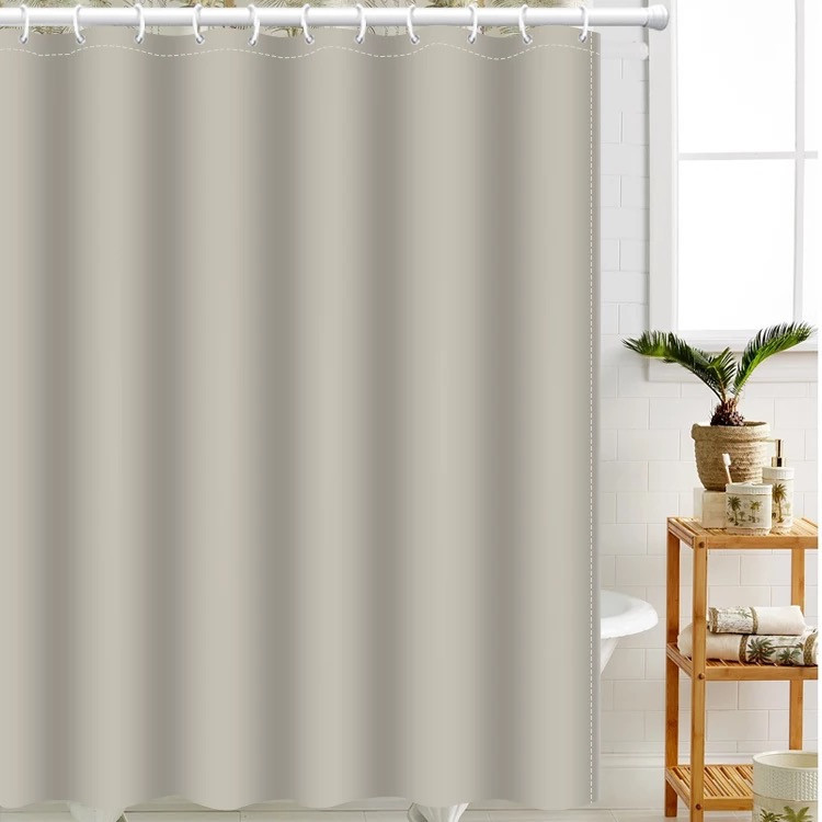 Шторка для ванной Bathlux 180 x 180 водонепроницаемая люкс качество, Бежевая Каменец-Подольский - изображение 4