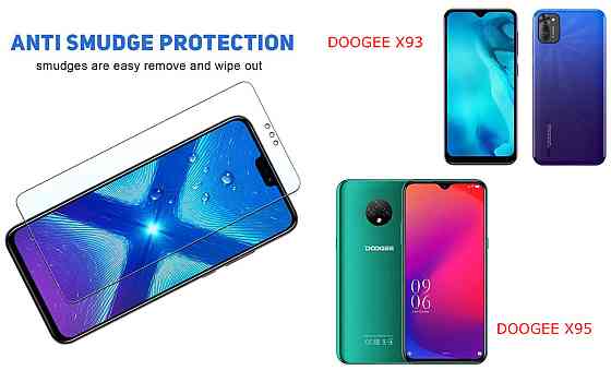 Защитное стекло NeoGlass для DOOGEE X93, DOOGEE X95 – ультрапрозрачное и устойчивое Киев